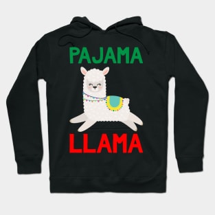 Pajama Llama - Funny Christmas Pajama Llama Hoodie